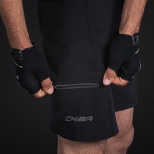 Chiba Cycling Shorts Baggy Pants Light short with inner shorts and seat cushion black Men